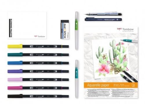 Tombow sada - Have fun home set watercoloring - THOME-WCS