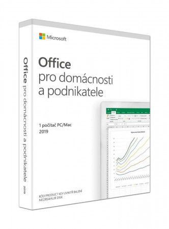 MS FPP Office 2019 pro domácnosti a podnikatele CZ - bez média, P6 (nahrazuje T5D-03195), T5D-03305