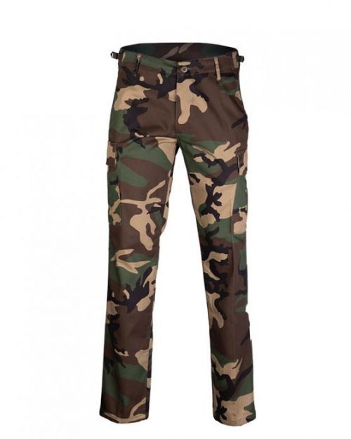 Kalhoty Mil-Tec BDU Ranger Straight Cut - woodland, S