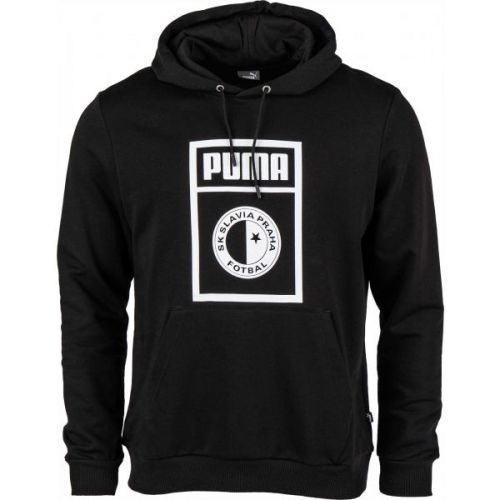 Puma SLAVIA PRAGUE GRAPHIC HOODY černá L - Pánská mikina