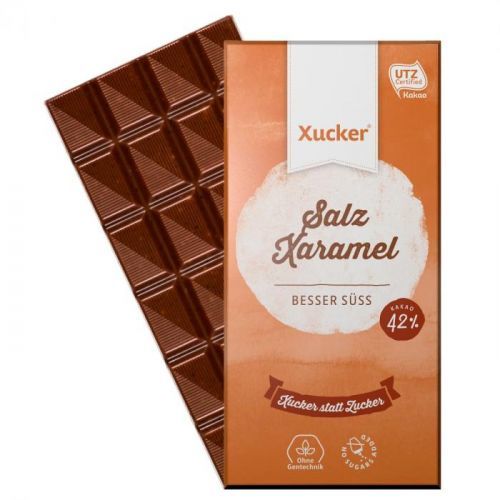 Čokoláda s příchutí slaný karamel Xukkolade - Xucker