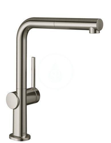 HANSGROHE M54 Dřezová baterie Talis s výsuvnou koncovkou, sBox, vzhled nerezu 72809800