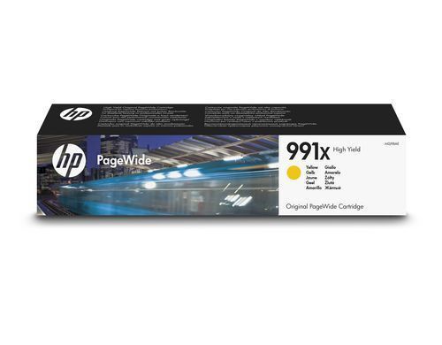 HP 991X High Yield žlutá PageWid Cartrige, M0J98AE, M0J98AE