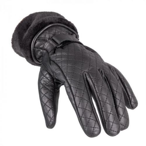 Dámské kožené rukavice W-TEC Stolfa NF-4205 Barva černá, Velikost XL