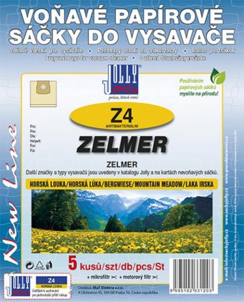 Jolly Sáčky JOLLY Z4 papírové voňavé (aroma horská louka) 5ks