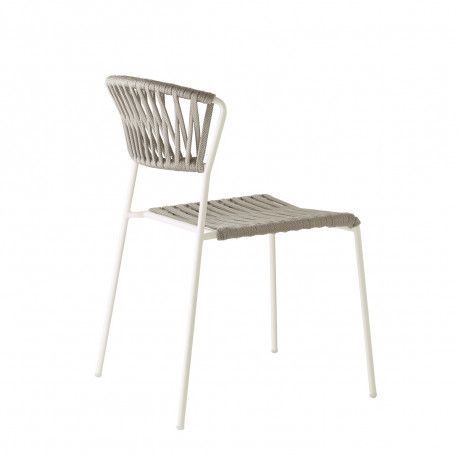 Scab Jídelní židle LISA FILÓ Barva kostry Scab bílá PVC výplet SCAB N84 - stříbrný 2870