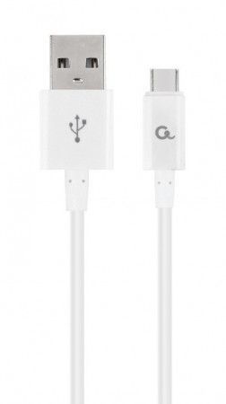 Gembird Type-C charging and data cable, 1m, white