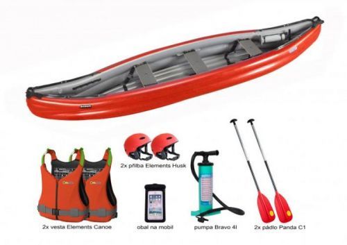 Gumotex Scout Standart SET 3 kanoe (v ceně 2x pádla, 2x vesty, 2x přilba, pumpa, vak, lepení) + sleva 1000,- na příslušenství