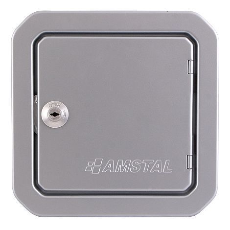 Revizní komínová dvířka 140x140, stříbrná