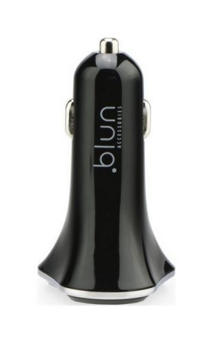 Autodobíječ Blun 4.0A se třemi USB porty černý 50565