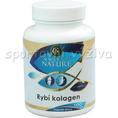 Golden Natur Rybí kolagen + vitamín C 100 kapslí