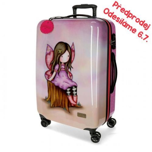 Santoro London - Cestovní kufr na kolečkách 64l - Gorjuss - Wishing and Hoping - 45x67x26 cm