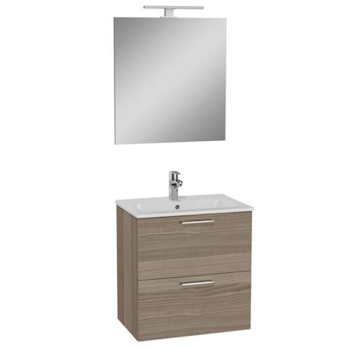 Koupelnová skříňka s umyvadlem zrcadlem a osvětlením Vitra Mia 59x61x39,5 cm cordoba MIASET60C