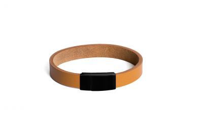 Cognac Leather Bracelet - Thin XS=15-16 cm