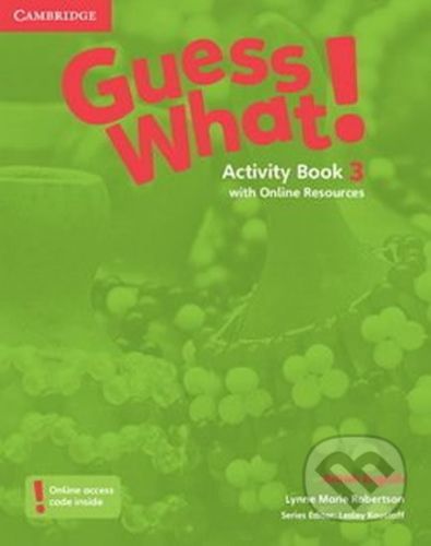 Guess What! 3 Activity Book + Online Resources - Susan Rivers Lesley, Koustaff