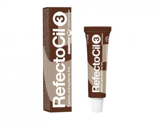 RefectoCil barva na řasy a obočí - PŘÍRODNÍ HNĚDÁ - 15 ml