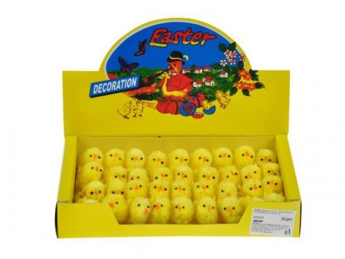 MFP 2221327 velikonoční kuřátko 3,5 cm, papírová krabička