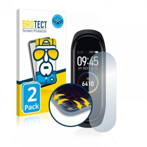 2x BROTECT Flex Full-Cover Protector Xiaomi Mi Band 5