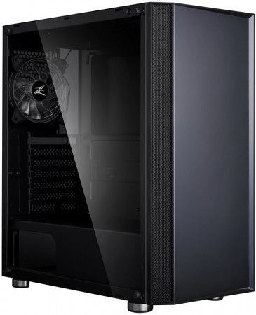 Zalman skříň R2 Black / Middle tower / ATX / 1x120mm RGB fan / USB 3.0 / USB 2.0 / tvrzené sklo, R2 Black