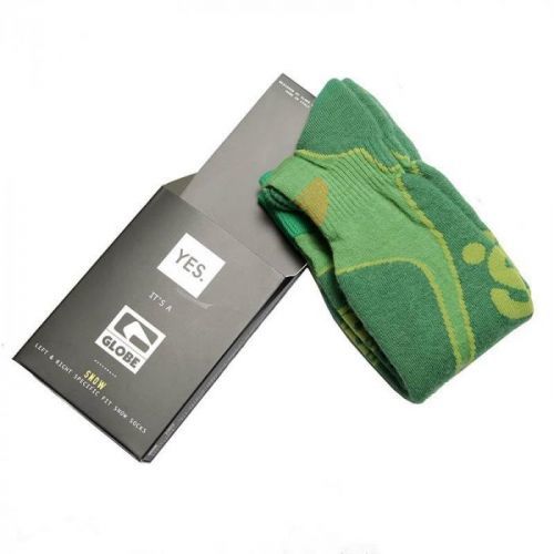 ponožky GLOBE - Yes/Globe Park Rat Sock Lime (LIME)