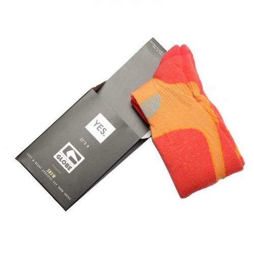 ponožky GLOBE - Yes/Globe Park Rat Sock Orange (ORANGE)