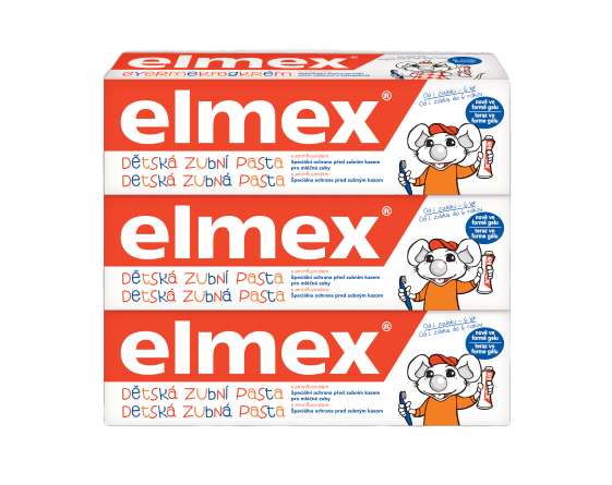 Elmex Zubní pasta dětská 3x 50ml