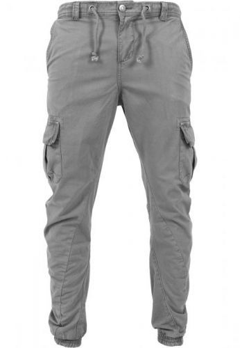 Kalhoty Urban Classics Cargo Jogging - šedé, 4XL