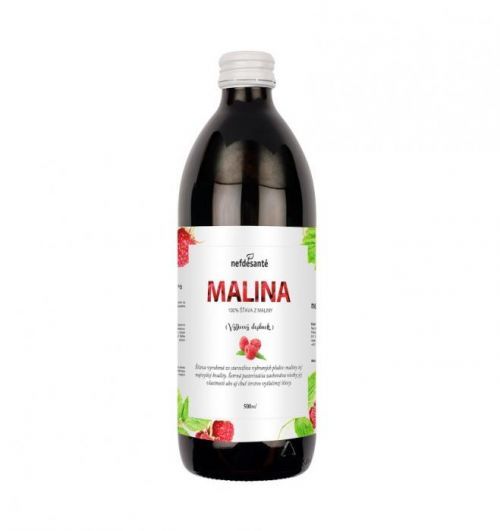 Nefdesante MALINA (100% šťáva z plodů maliny s přídavkem vitamínu C 500 ml) 500 ml