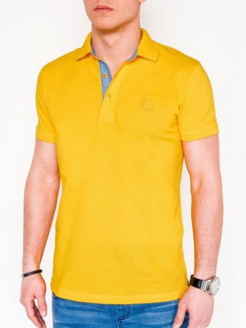 Pánske polo tričko s límčekom Sidney žlté M