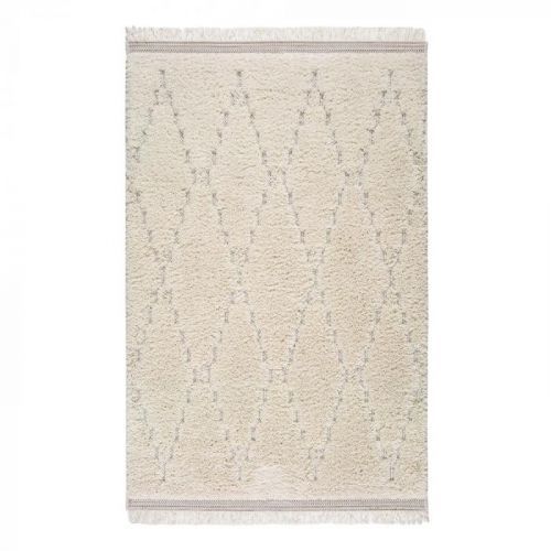 Bílý koberec Universal Kai Geo, 57 x 115 cm