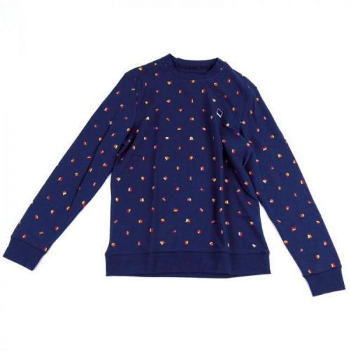 triko BENCH - Cactus Aop Crew Neck Dark Navy Blue (NY013) velikost: M