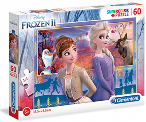 Clementoni 26056 - Puzzle Supercolor 60 Frozen 2