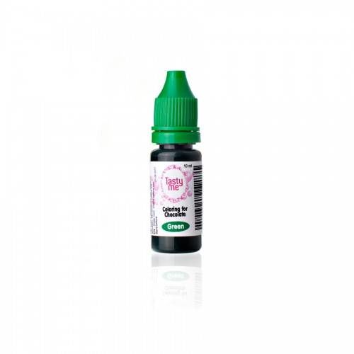 Tekutá barva do čokolády Tasty Me (10 ml) Green 5834 dortis