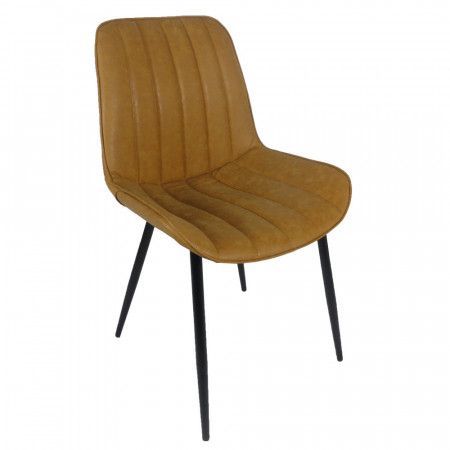 Tempo Kondela Židle, hnědá camel / černá, Hazal