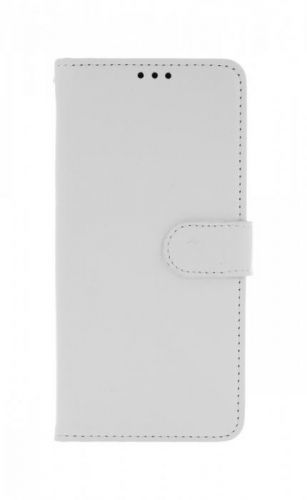 Kryt TopQ Huawei Y6p knížkový bílý s přezkou 50672