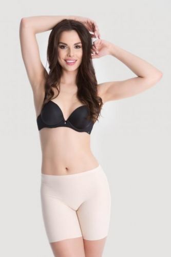 Stahovací kalhotky s nohavičkou Bermudy Comfort tělová - Julimex - S - tělová