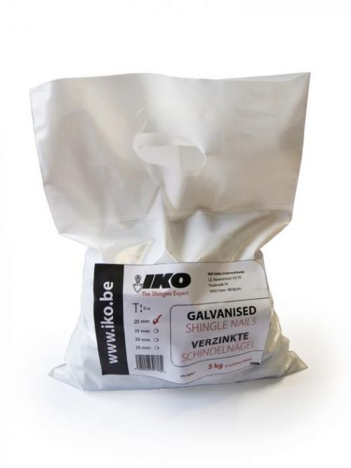 Galvanizované hřebíky IKO 20 mm, 1 kg balení