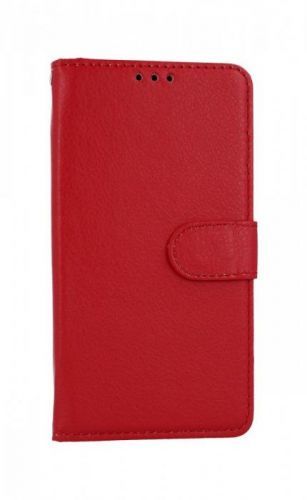 Kryt TopQ Huawei Y5p knížkový červený s přezkou 50669