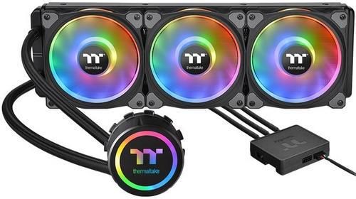 THERMALTAKE Floe DX RGB 360 TT Premium Edition komplet vodního chlazení CPU, chladič 393mm s 3x (CL-W256-PL12SW-A)