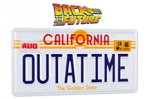 Doctor Collector | Back To The Future - Replika 1/1 Outatime DeLorean License Plate