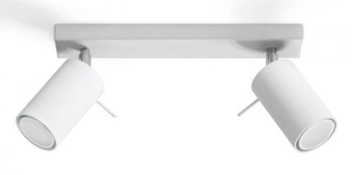 Bodové svítidlo SOLLUX Ring 2 GU10 2x40W bez zdroje SL.0088 bílá