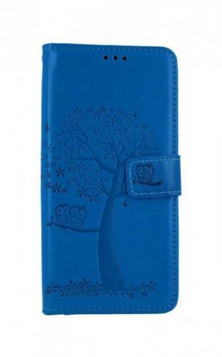 Kryt TopQ Huawei Y6p knížkový Modrý strom sovičky 50724