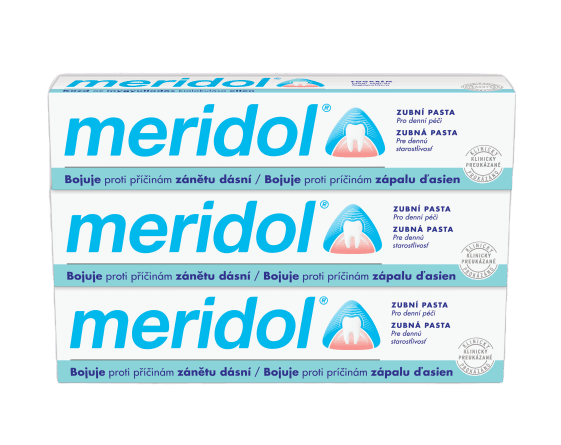 Meridol Zubní pasta 3x 75ml