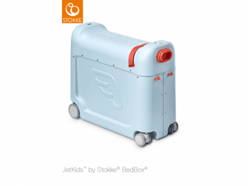 Stokke JetKids™ BedBox® 2.0 - dětské zavazadlo s lůžkem, Blue Sky