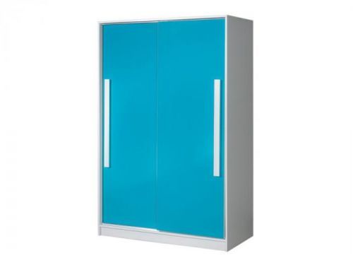 Domel Šatní skříň s posuvnými dveřmi GULIVER 12 Domel 120/191/60 Barva: modra