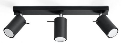 Bodové svítidlo SOLLUX Ring 3 GU10 3x40W bez zdroje SL.0093 černá