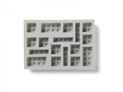 LEGO Iconic silikonová forma na led - šedá