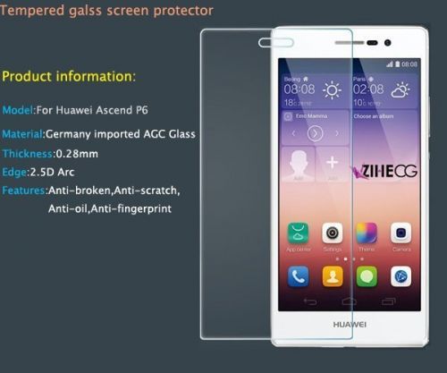 Tvrzené sklo 2,5D pro Huawei Ascend P6