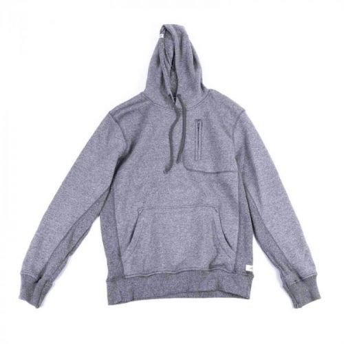 mikina REELL - Stitch Pocket Hoody Dark Grey Melange (DARK GREY MELANGE)