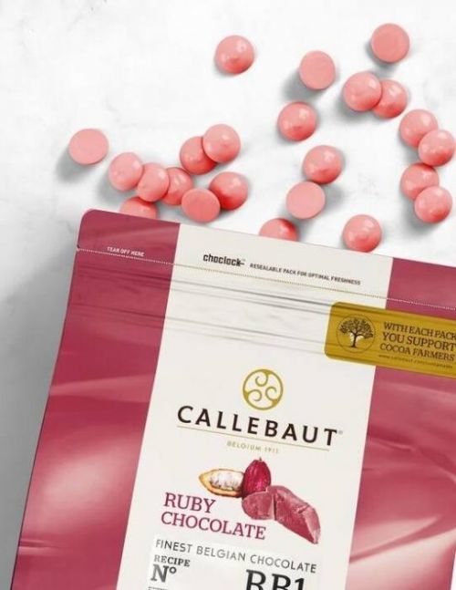 Callebaut Čokoláda RUBY (250 g) 5763 dortis